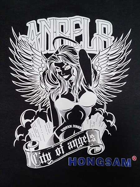 鸿盛数码DTF数码烫画白墨打印效果