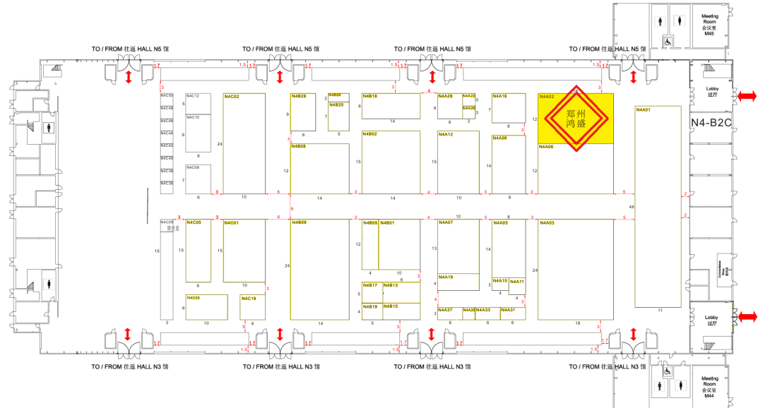 鸿盛shanghaitex2025展位